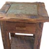 Slate Inlay Bedside Table
